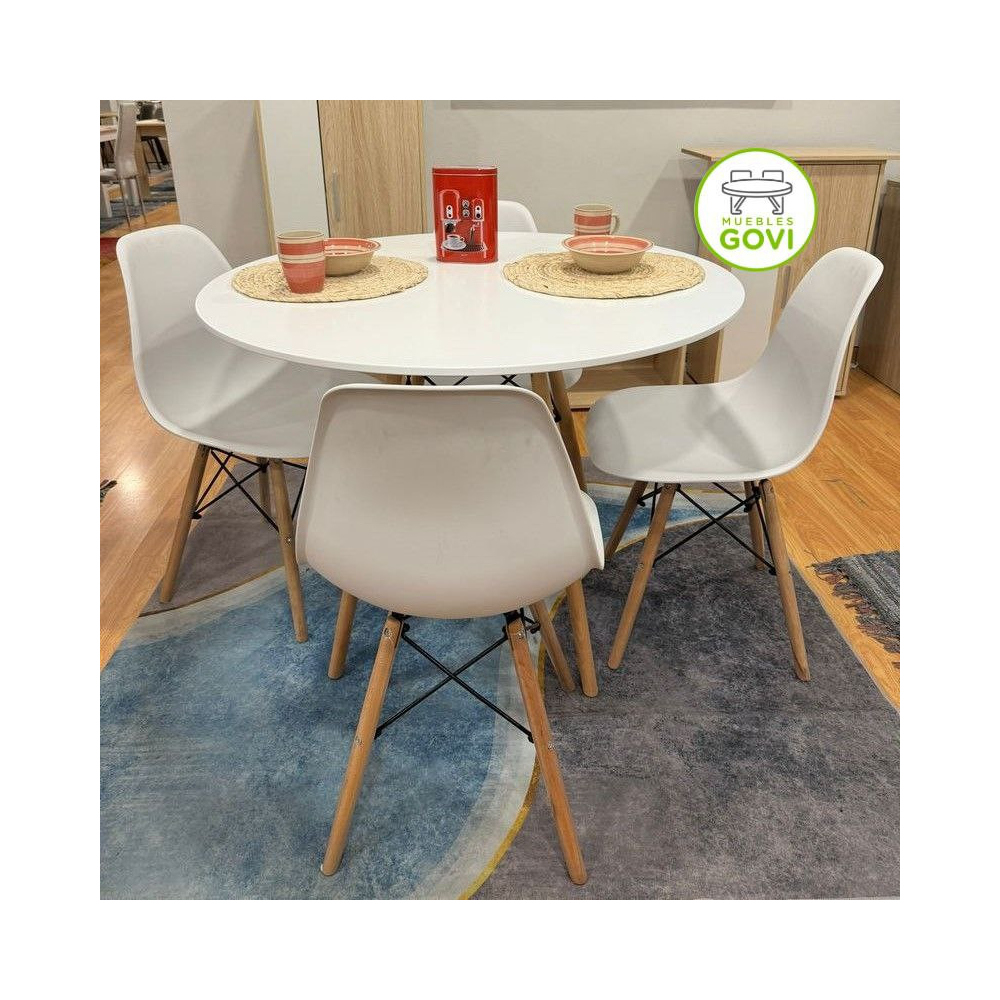 Comedor Eames classic (Mesa Redonda con Sillas Eames)