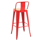 Taburete Tolix Asiento de Madera