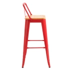 Taburete Tolix Asiento de Madera
