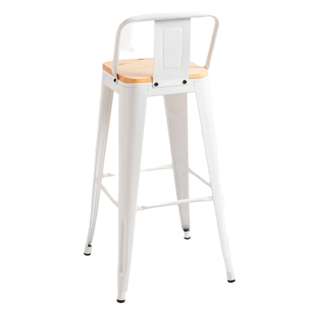 Taburete Tolix Asiento de Madera