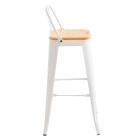 Taburete Tolix Asiento de Madera