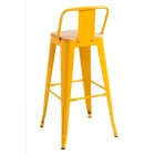 Taburete Tolix Asiento de Madera