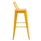Taburete Tolix Asiento de Madera