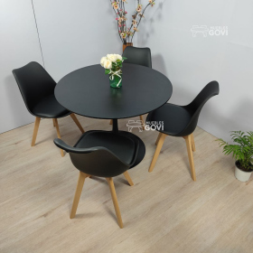 Comedor Parkert Mesa Redonda y Sillas Tulip