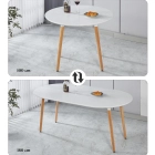 Mesa Extensible Blanca (100cm -180cm)