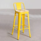 Taburete Tolix Asiento de Madera