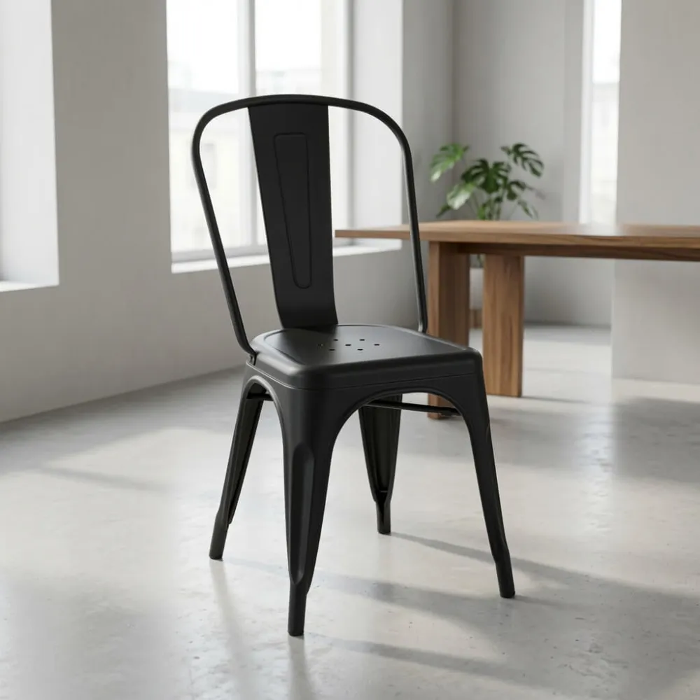 Silla Tolix Polipropileno Apilable Interior Exterior · Silla Tolix