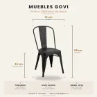 Silla Tolix Polipropileno Apilable Interior Exterior · Silla Tolix