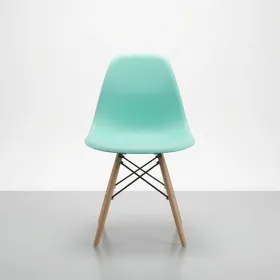 Silla Eames DSW Polipropileno Patas de Madera Haya · Silla Eames