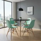 Comedor Mesa Redonda Eames 80cm 4 Sillas Eames