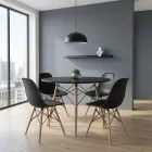 Comedor Mesa Redonda Eames 80cm 4 Sillas Eames