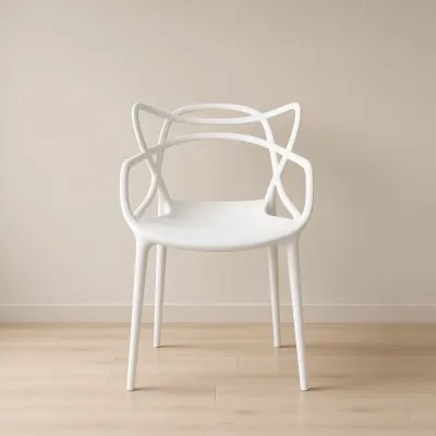 Silla Master Polipropileno Apilable Interior Exterior