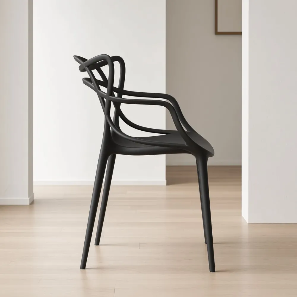 Silla Master Polipropileno Apilable Interior Exterior