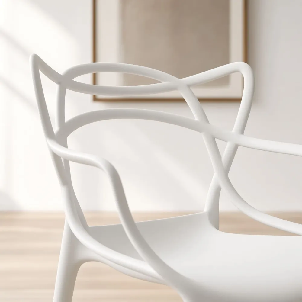 Silla Master Polipropileno Apilable Interior Exterior