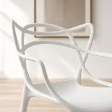 Silla Master Polipropileno Apilable Interior Exterior