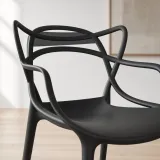 Silla Master Polipropileno Apilable Interior Exterior