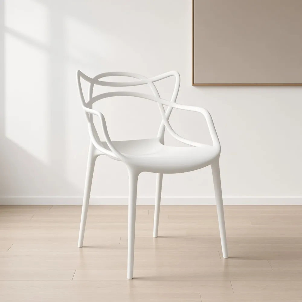 Silla Master Polipropileno Apilable Interior Exterior