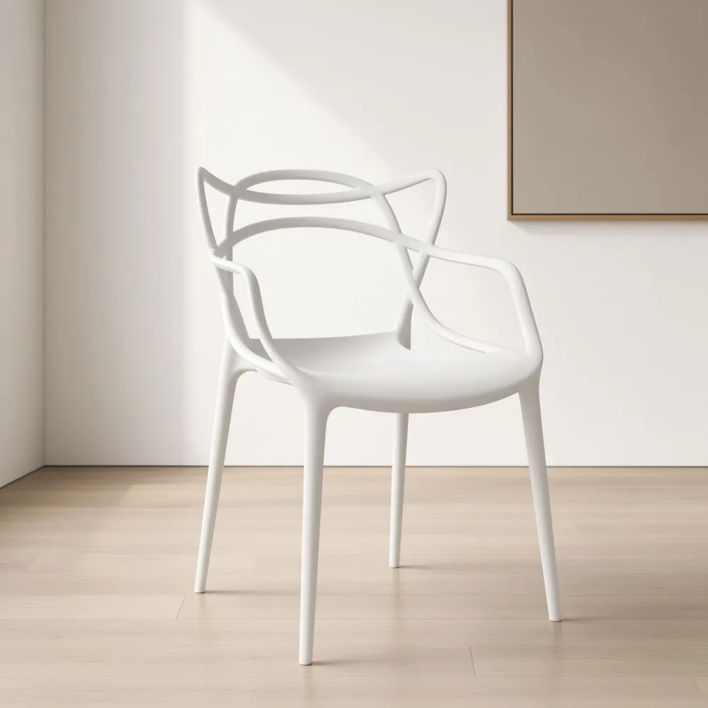 Silla Master Polipropileno Apilable Interior Exterior
