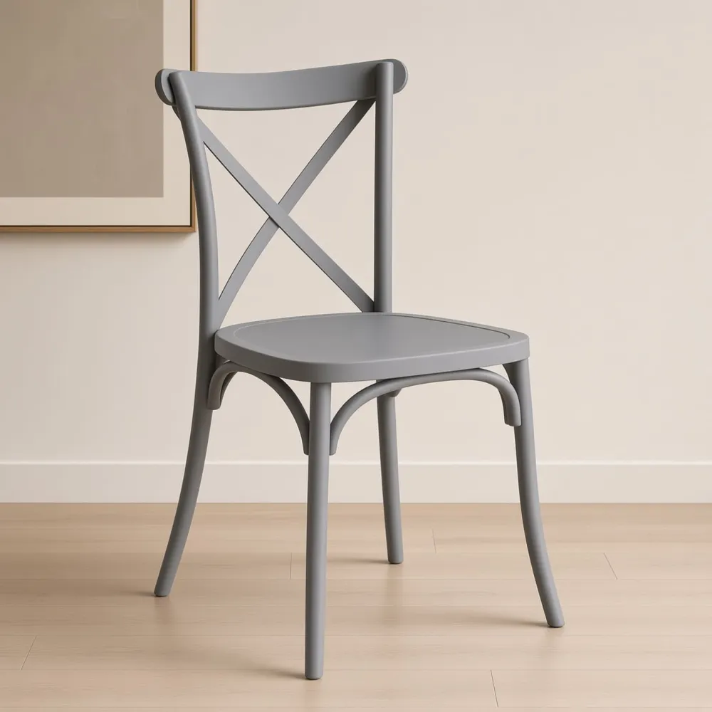 Silla Danubio (Crossback) Polipropileno Respaldo en X