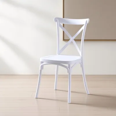 Silla Danubio (Crossback) Polipropileno Respaldo en X