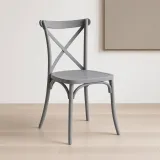 Silla Danubio (Crossback) Polipropileno Respaldo en X