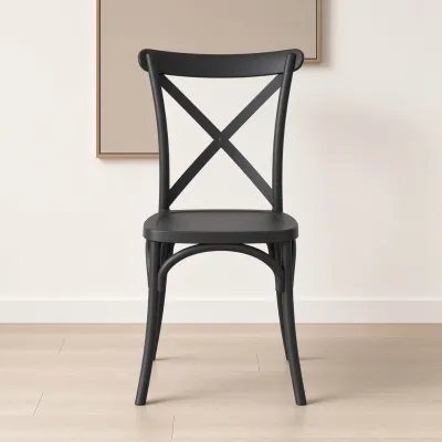 Silla Danubio (Crossback) Polipropileno Respaldo en X
