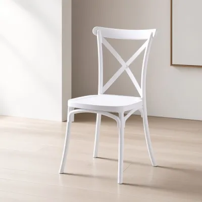 Silla Danubio (Crossback) Polipropileno Respaldo en X