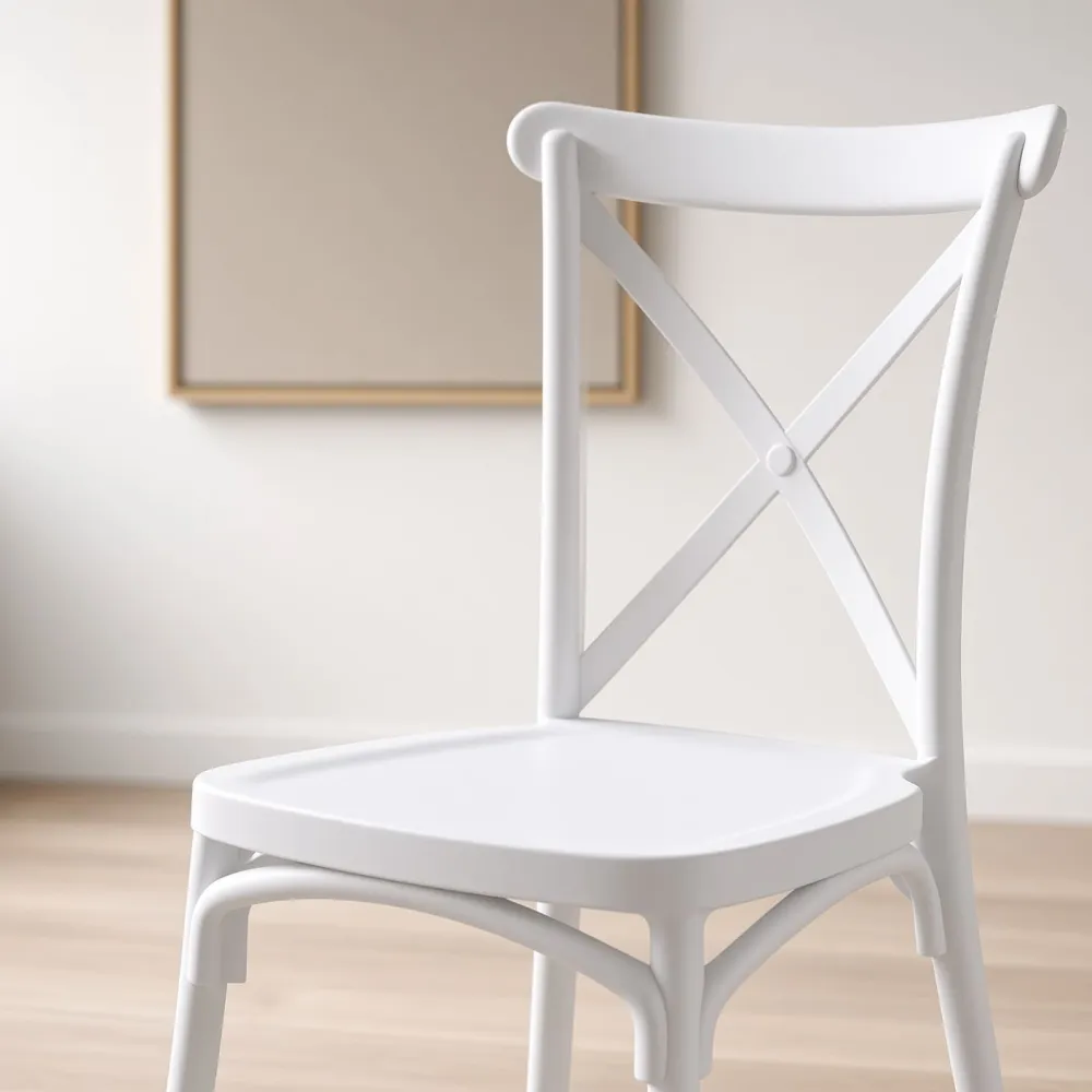 Silla Danubio (Crossback) Polipropileno Respaldo en X