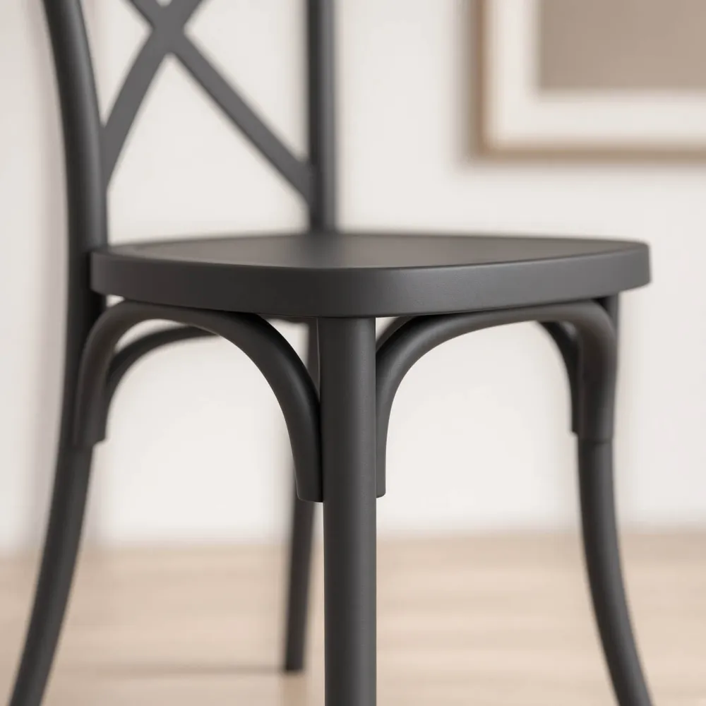 Silla Danubio (Crossback) Polipropileno Respaldo en X