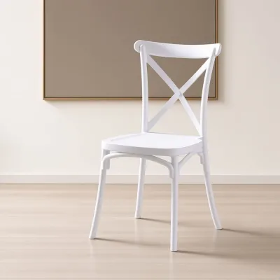 Silla Danubio (Crossback) Polipropileno Respaldo en X