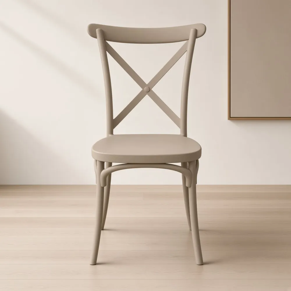 Silla Danubio (Crossback) Polipropileno Respaldo en X
