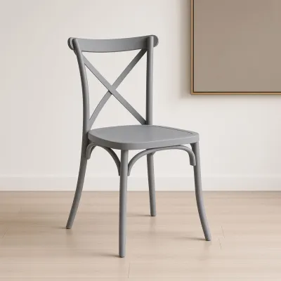 Silla Danubio (Crossback) Polipropileno Respaldo en X