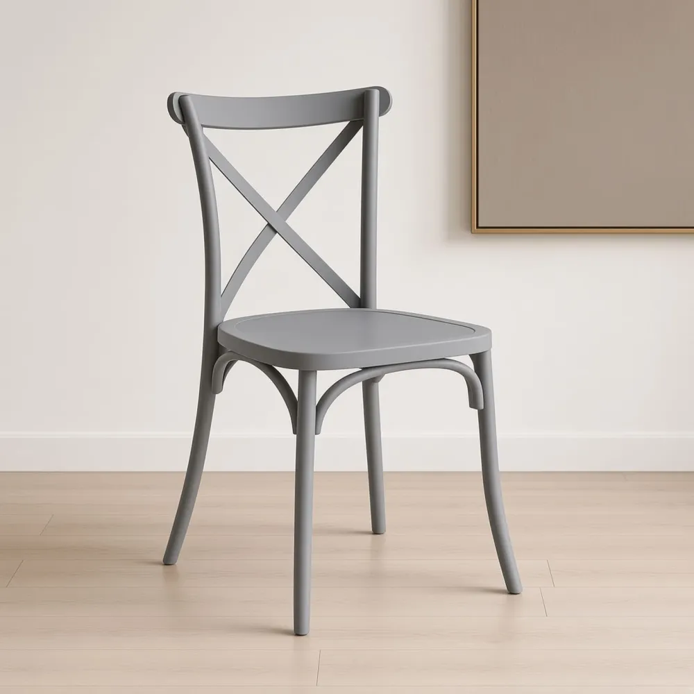 Silla Danubio (Crossback) Polipropileno Respaldo en X
