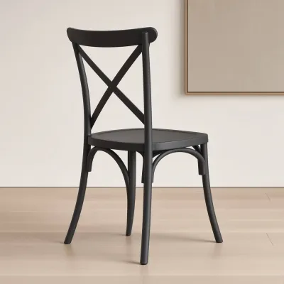 Silla Danubio (Crossback) Polipropileno Respaldo en X