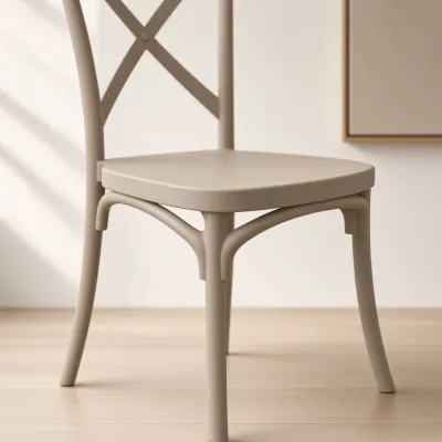 Silla Danubio (Crossback) Polipropileno Respaldo en X