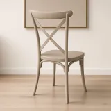 Silla Danubio (Crossback) Polipropileno Respaldo en X