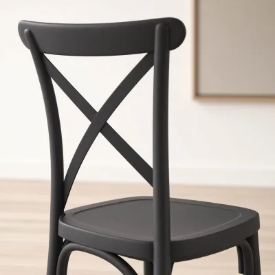 Silla Danubio (Crossback) Polipropileno Respaldo en X