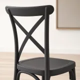 Silla Danubio (Crossback) Polipropileno Respaldo en X