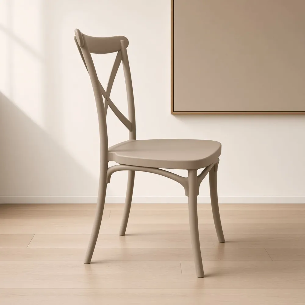 Silla Danubio (Crossback) Polipropileno Respaldo en X