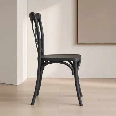 Silla Danubio (Crossback) Polipropileno Respaldo en X