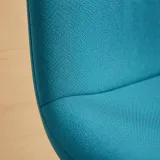 Silla Scoop Tapizada Lino Base Acero Diseño Minimalista