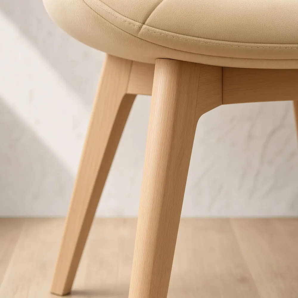 Silla Radar Velvet Mariposa Terciopelo Patas Madera Haya