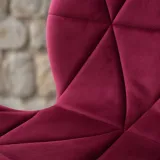 Silla Radar Velvet Mariposa Terciopelo Patas Madera Haya