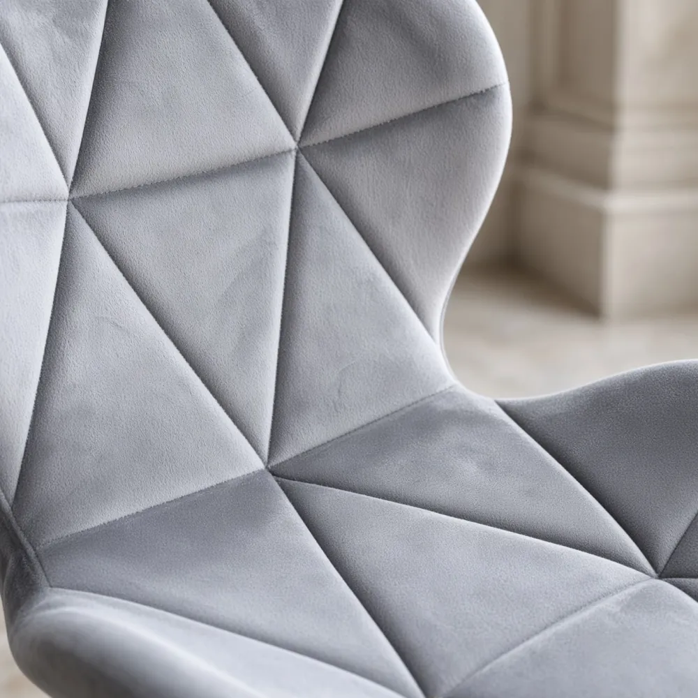 Silla Radar Velvet Mariposa Terciopelo Patas Madera Haya