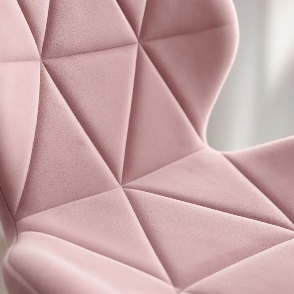 Silla Radar Velvet Mariposa Terciopelo Patas Madera Haya