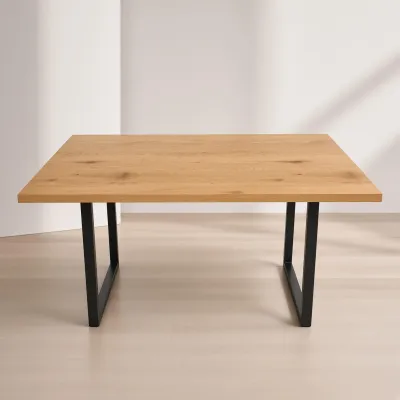 Mesa Comedor Rectangular Industrial MDF 160x90cm Patas Metal