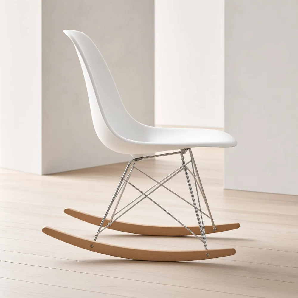 Silla Mecedora Eames Lactancia Haya Alemana