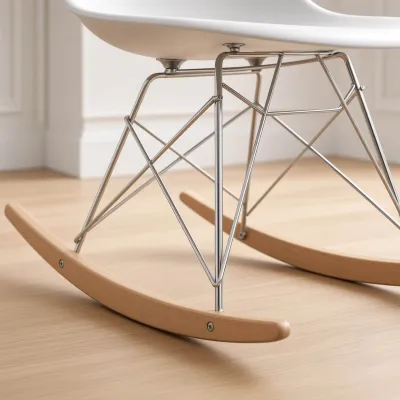 Silla Mecedora Eames Lactancia Haya Alemana