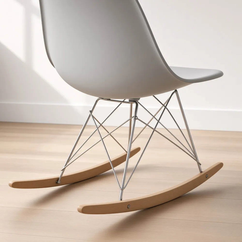 Silla Mecedora Eames Lactancia Haya Alemana