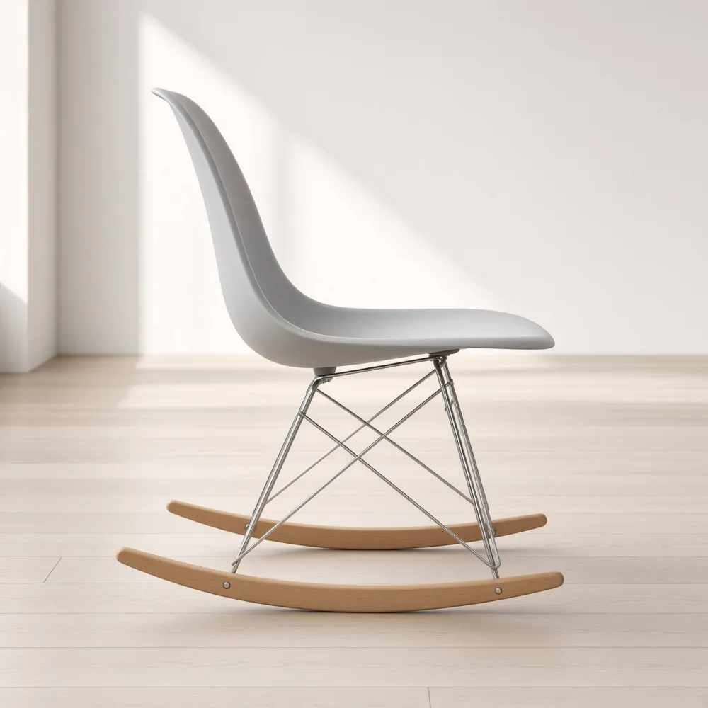 Silla Mecedora Eames Lactancia Haya Alemana